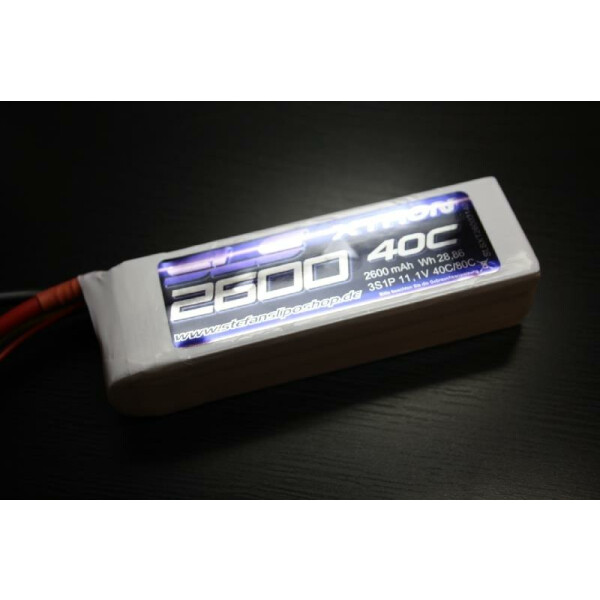 SLS XTRON 2600mAh 3S1P 11,1V 40C/80C