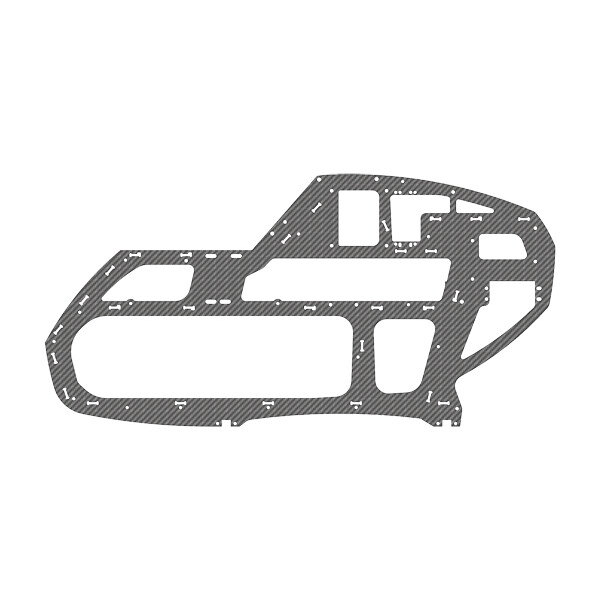 Seitenteil rechts 1,5mm, LOGO 700 XXtreme