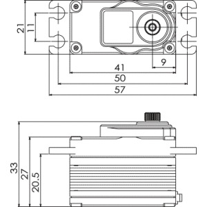 JR Servo ELS01 für FBL