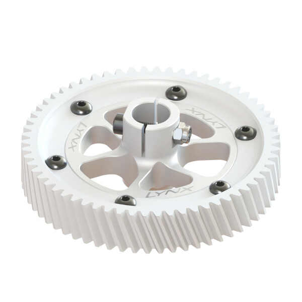 LX0512 - GOBLIN 500/570 - CNC Ultra Main Gear Set - Silver