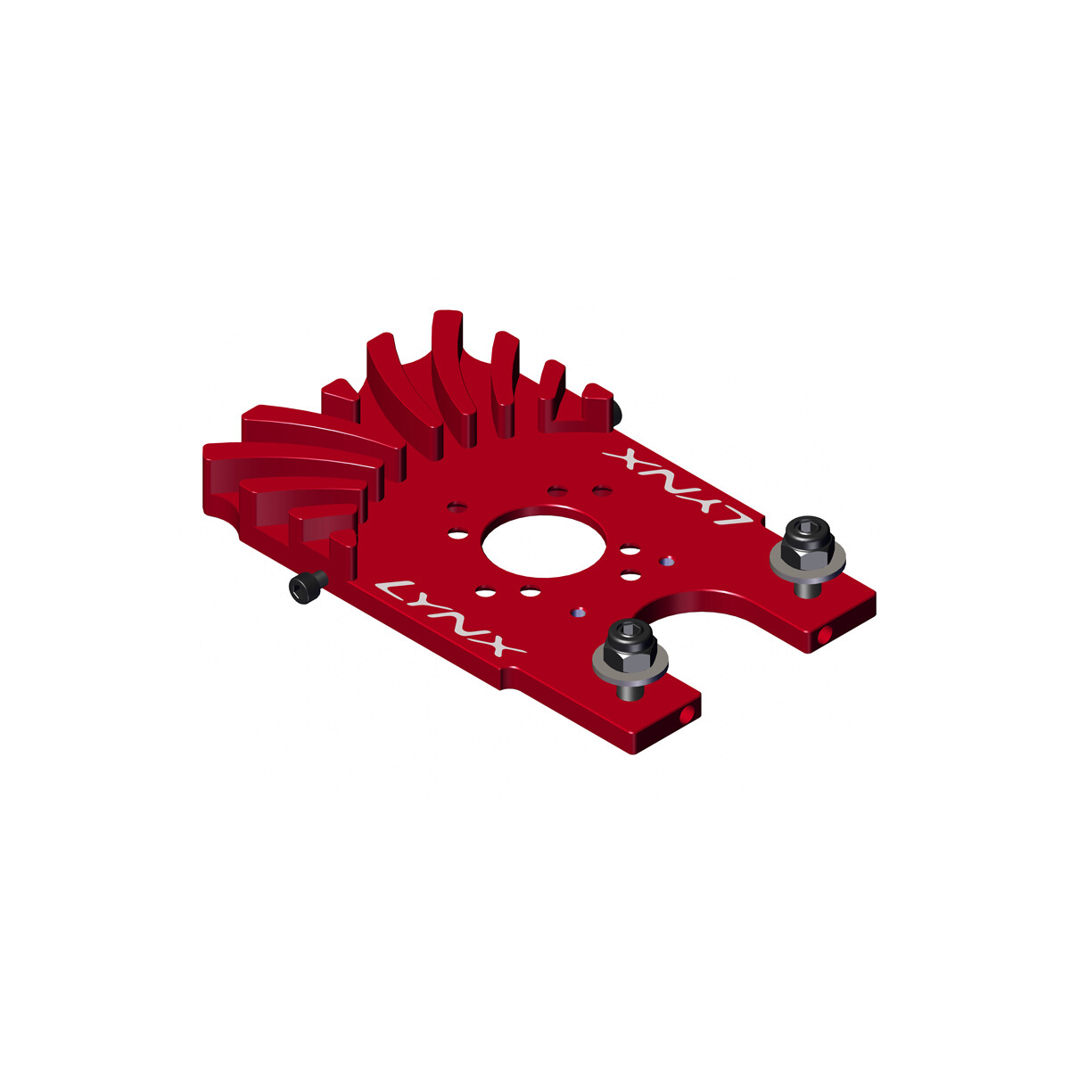 LX0620 - GOBLIN 500 - Cooled Motor Mount - Red Devil Edition