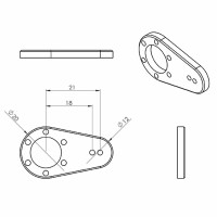 Servo Metal horn - big - HBL850 / HBL880