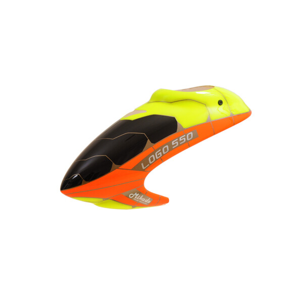 Haube LOGO 550 XX neon-gelb/neon-rot