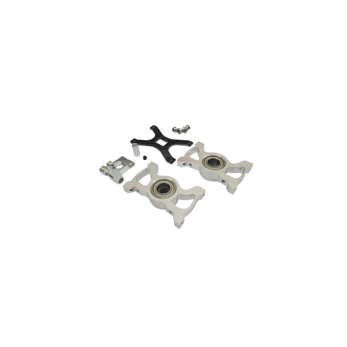 LX0227 - T-Rex 600e Pro - Mainshaft Bearing Blocks