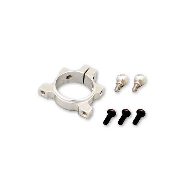 Metal tail boom brace clamp (Silver)