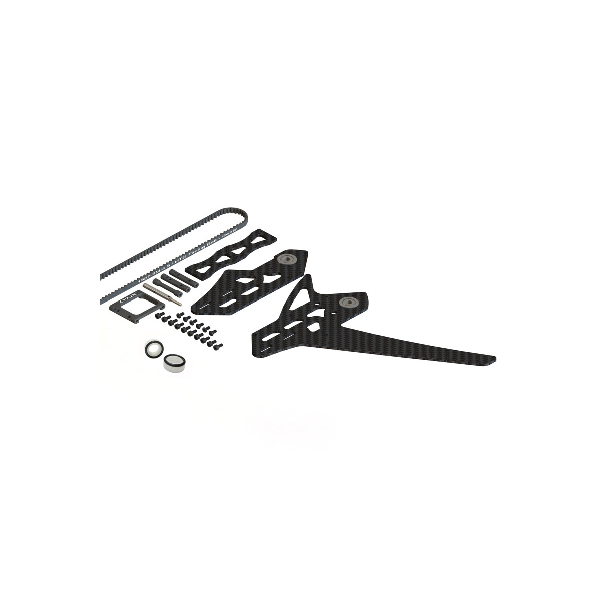 LX0886 - GOBLIN 500 - 550 Stretch Tail Kit - Black