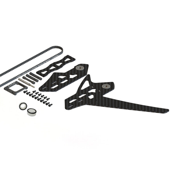 LX0886 - GOBLIN 500 - 550 Stretch Tail Kit - Black