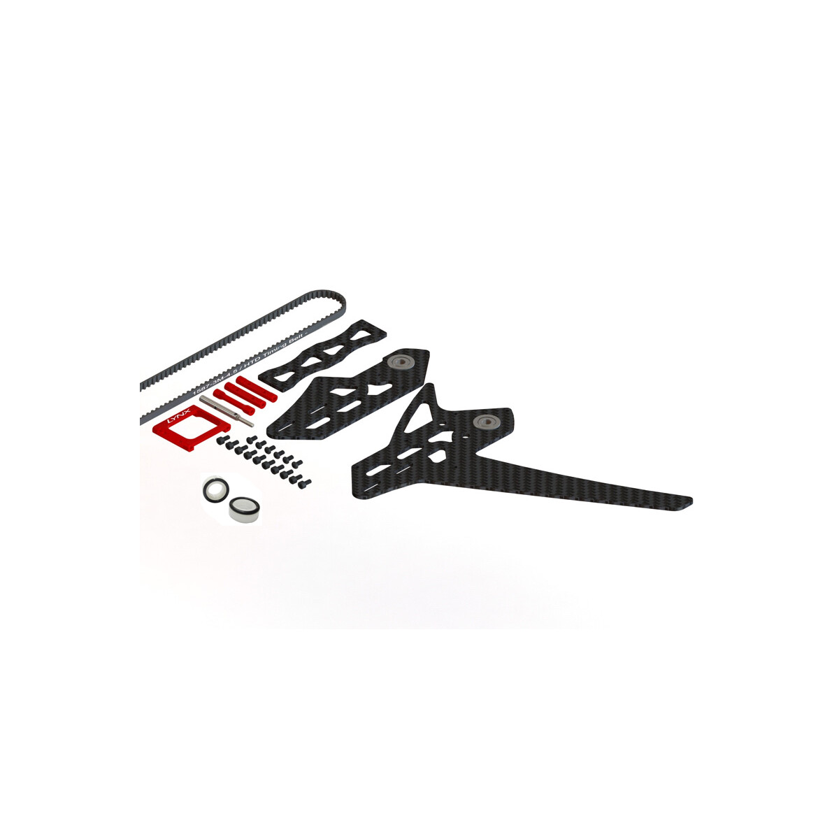 LX0885 - GOBLIN 500 - 550 Stretch Tail Kit - Red