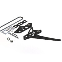 LX0884 - GOBLIN 500 - 550 Stretch Tail Kit - Silver