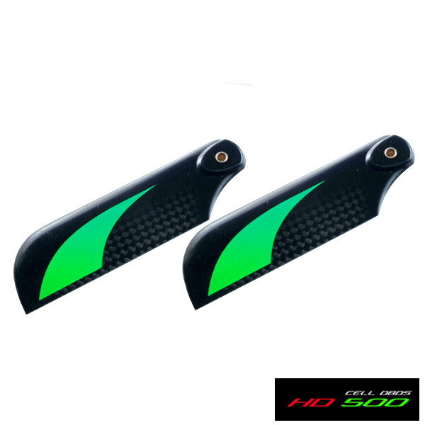 HD500-3001 Tail Blades Carbon 80 mm (2)