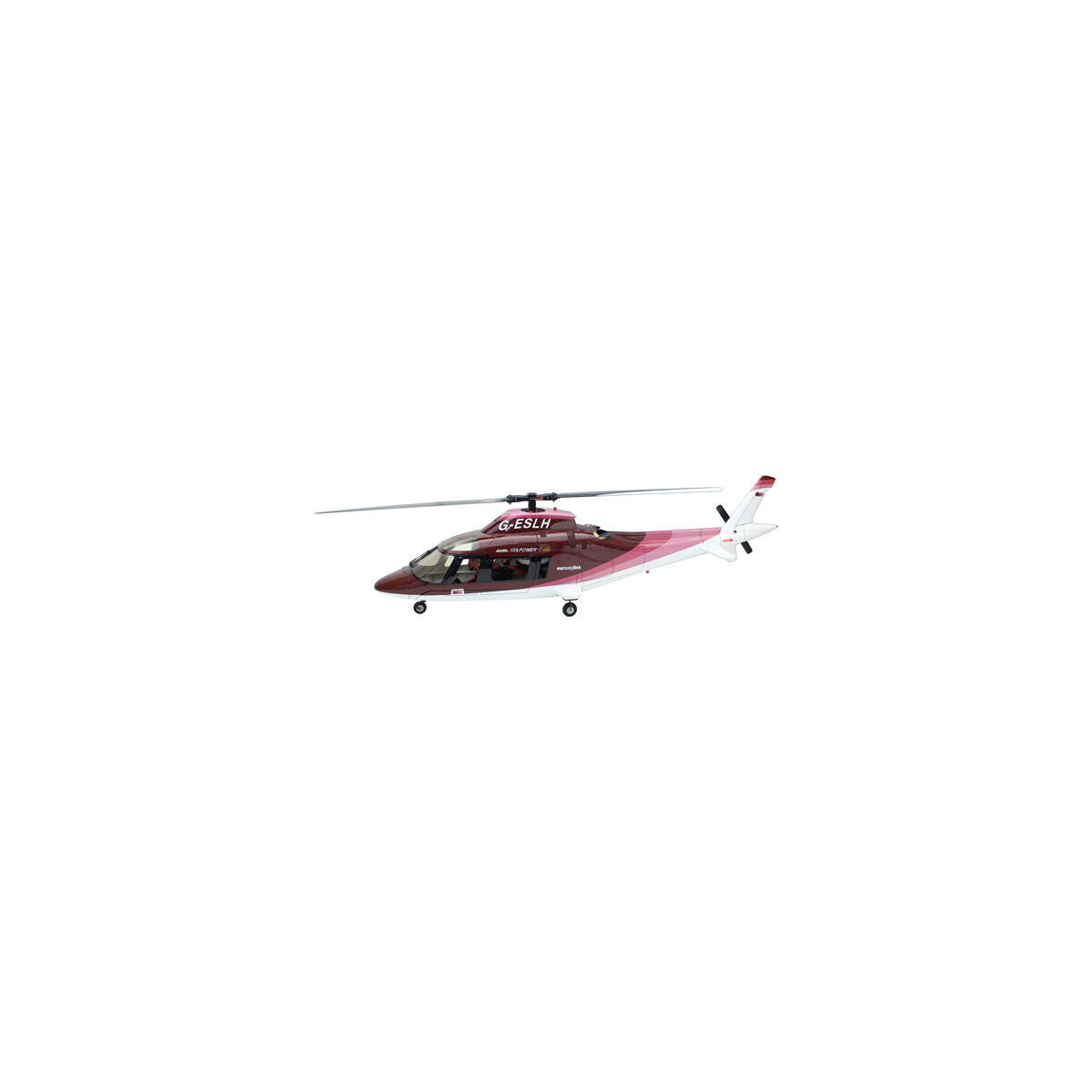 NEX E6-550 Scale Body A109Power (Red)