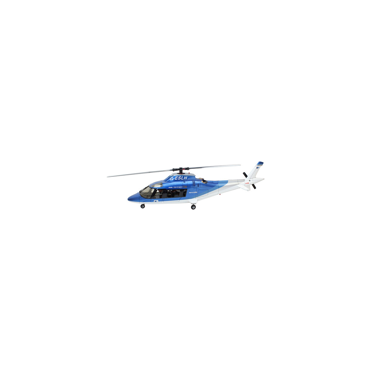 NEX E6-550 Scale Body A109Power (Blue)