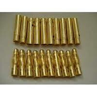 Goldverbinder 10x Stecker + 10x Buchse Ø 3.0 mm