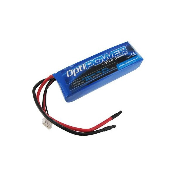 OptiPower Lipo Cell Battery 2550mAh 3S 35C