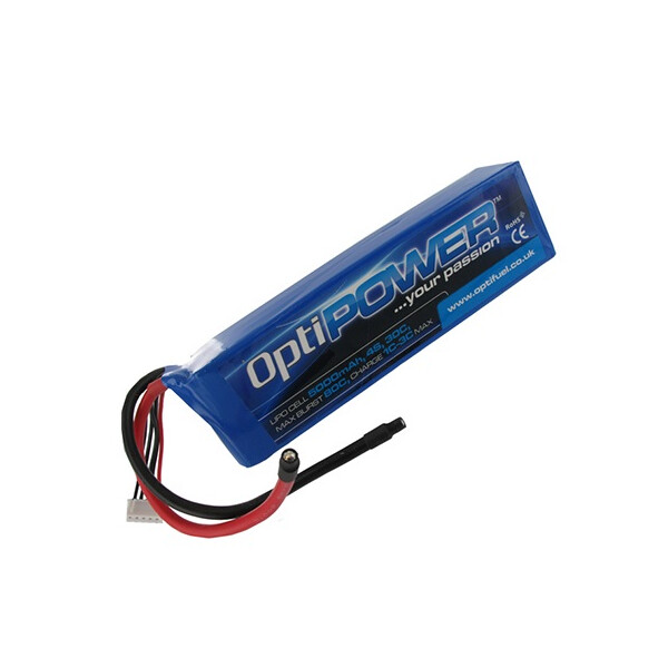 OptiPower Lipo Cell Battery 5000mAh 4S 30C