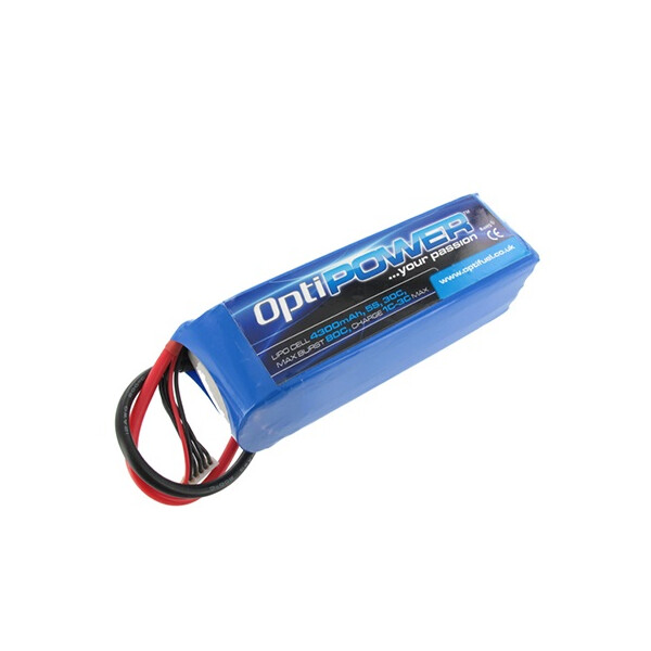 OptiPower Lipo Cell Battery 4300mAh 5S 30C