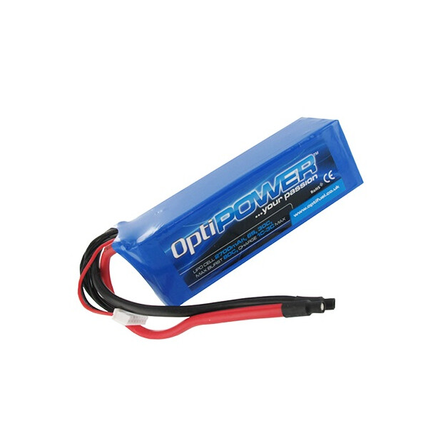 Opti Power Lipo Cell Battery 2700mAh 6S 30C