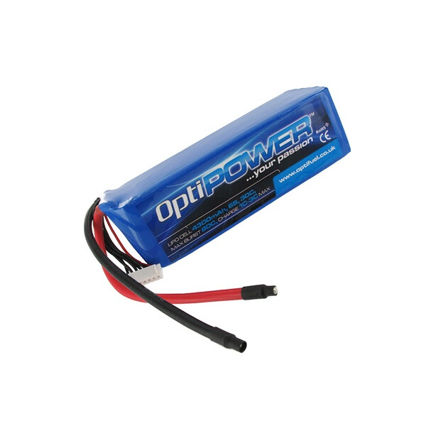 OptiPower Lipo Cell Battery 4300mAh 6S 30C