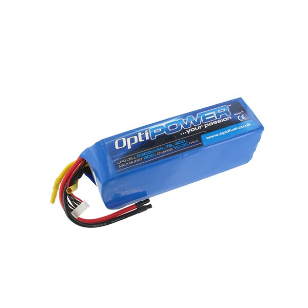 OptiPower Lipo Cell Battery 5300mAh 7S 30C