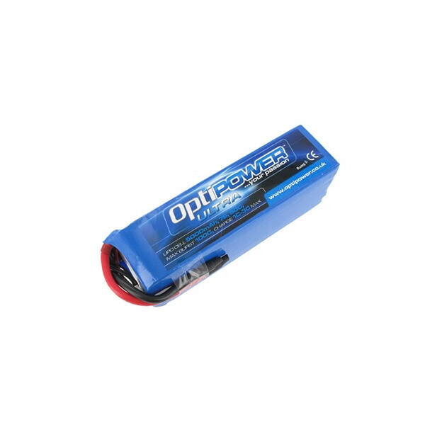 OptiPower Ultra 50C Lipo Cell Battery 5000mAh 7S 50C