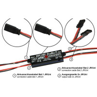 DPSI Micro DualBat 5.9V/7.2V JR - Akkuweiche