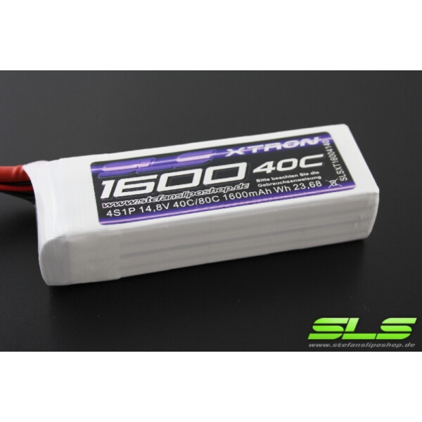 SLS XTRON 1600mAh 4S1P 14,8V 40C/80C