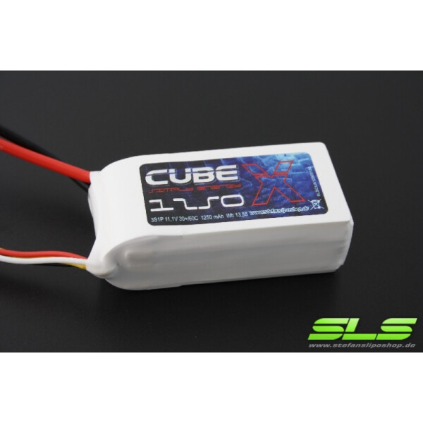 SLS X-CUBE 1250mAh 2S1P 7,4V 30C/60C