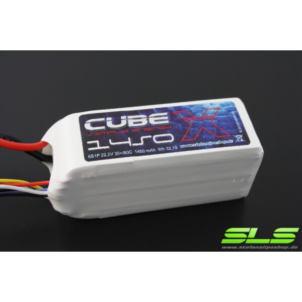 SLS X-CUBE 1450mAh 6S1P 22,2V 30C/60C