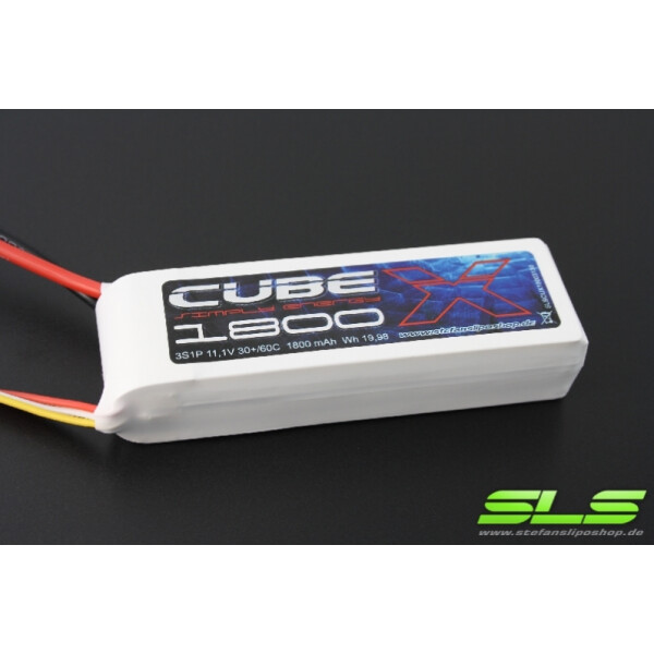 SLS X-CUBE 1800mAh 3S1P 11,1V 30C/60C