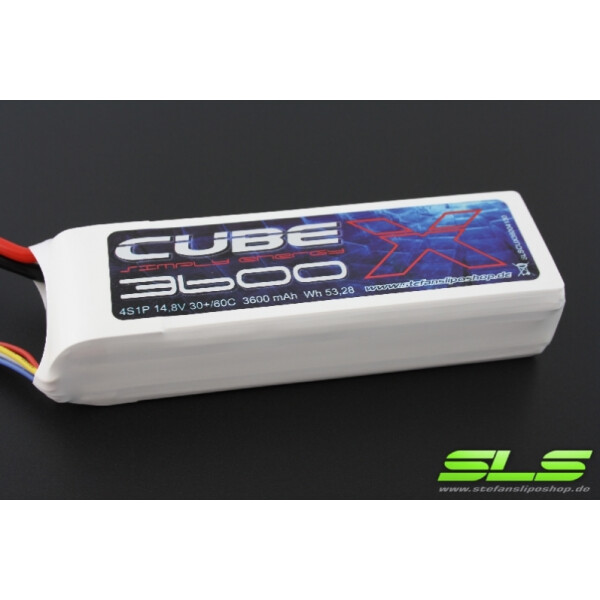 SLS X-CUBE 3600mAh 6S1P 22,2V 30C/60C