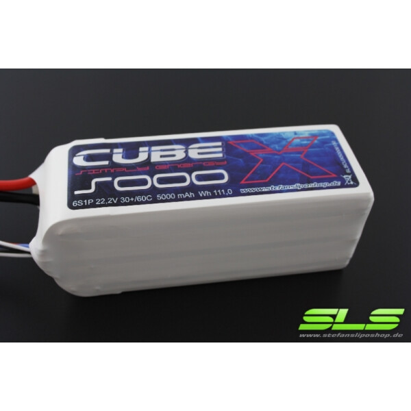 SLS X-CUBE 5000mAh 6S1P 22,2V 30C/60C