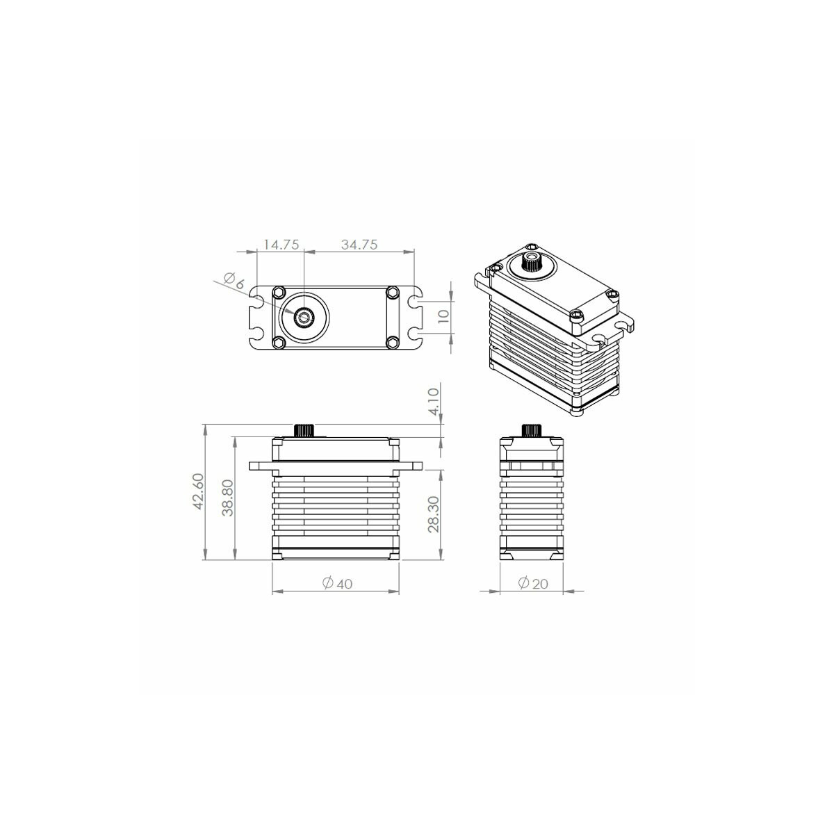 HBL575 HV Digital Servo brushless