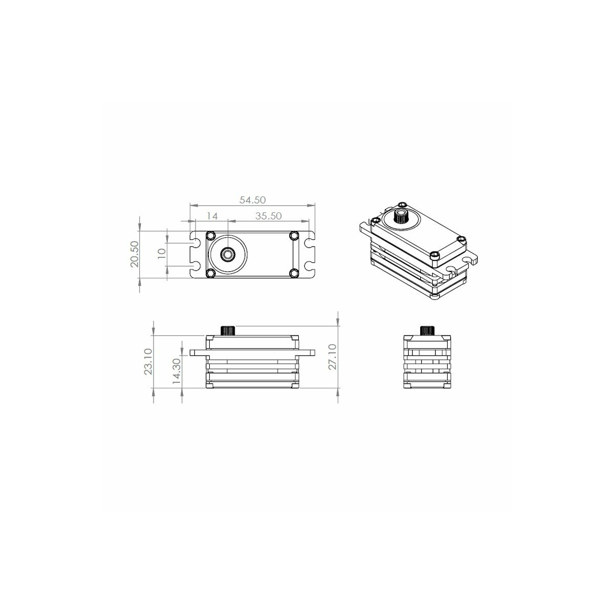 HBL575SL HV Digital Servo brushless