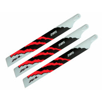 ZEAL ENERGY 3-Blade Carbon Fiber Main Blades 285mm (Neon Orange)