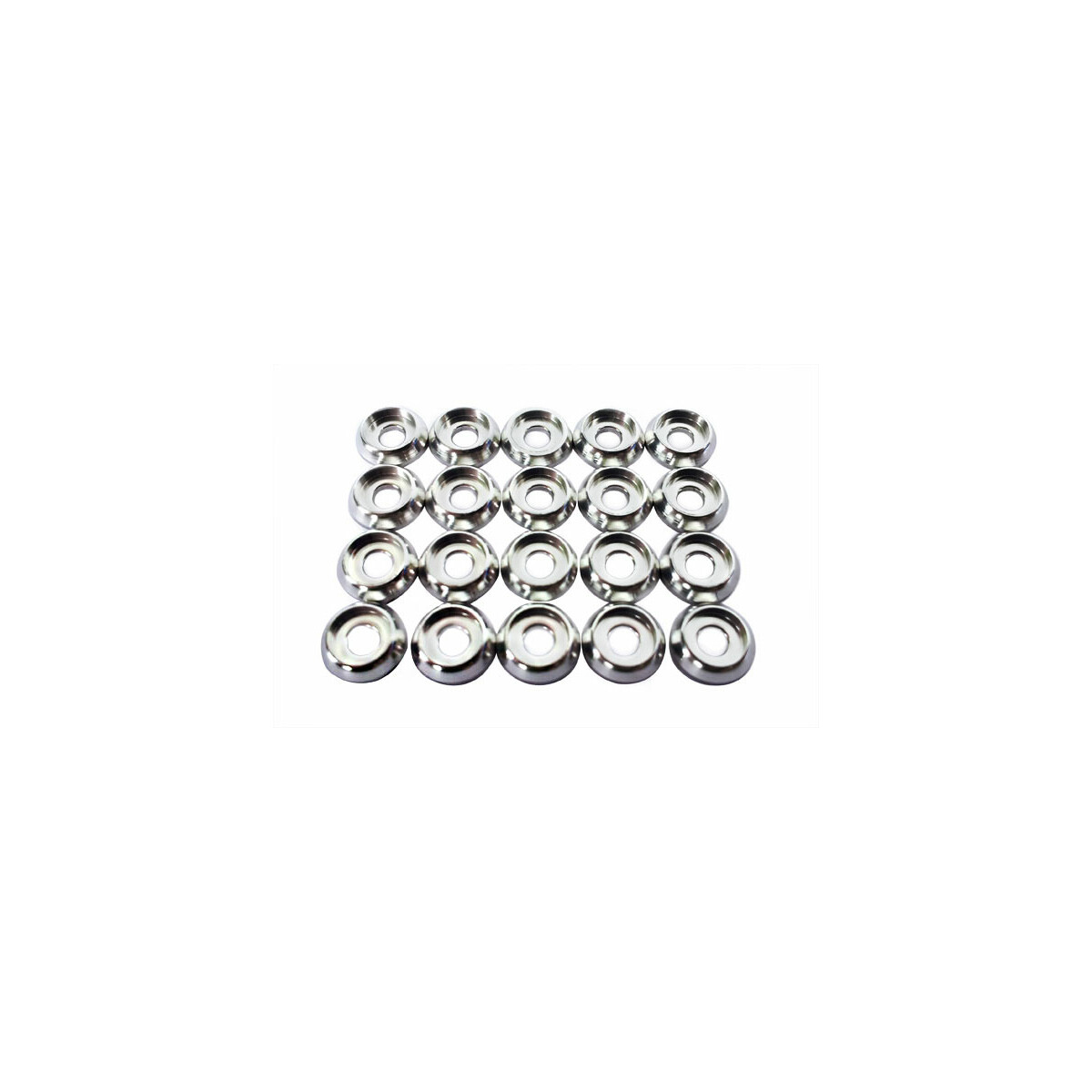 LX0237 - Frame C Washer M3 - Silver - 20pcs