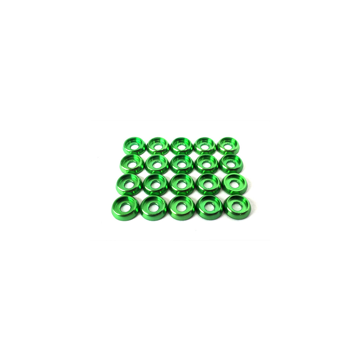 LX0250 - Frame C Washer M3 - Green - 20pcs