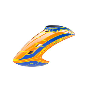 Haube LOGO 700, neon-orange/blauN