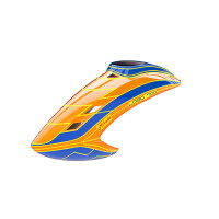 Haube LOGO 700, neon-orange/blauN