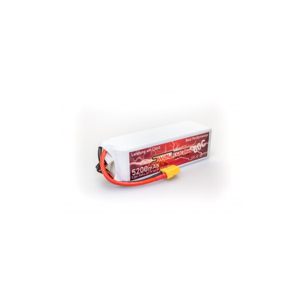 SWAYTRONIC LiPo 6S 22.2V 5200mAh 60C/120C XT90