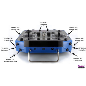 JETI Handsender DS-14 II Blue Multimode